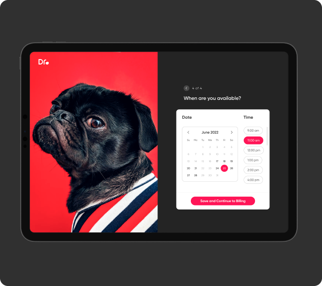  To design an app that promotes pet wellness and unburdens veterinarians 