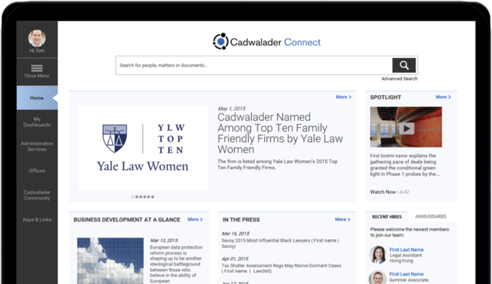Connecting a global law firm with one award winning intranet