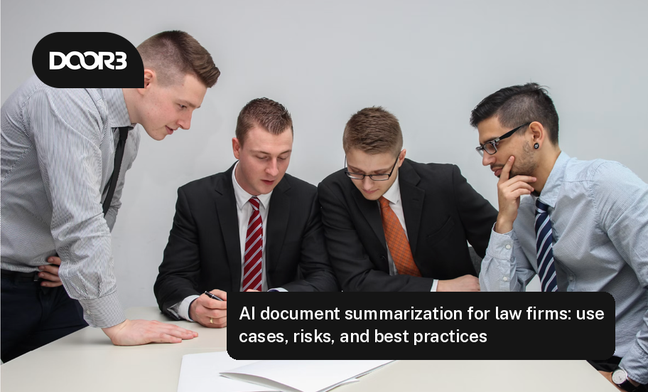 AI document summarization for law firms: use cases, risks, and best practices