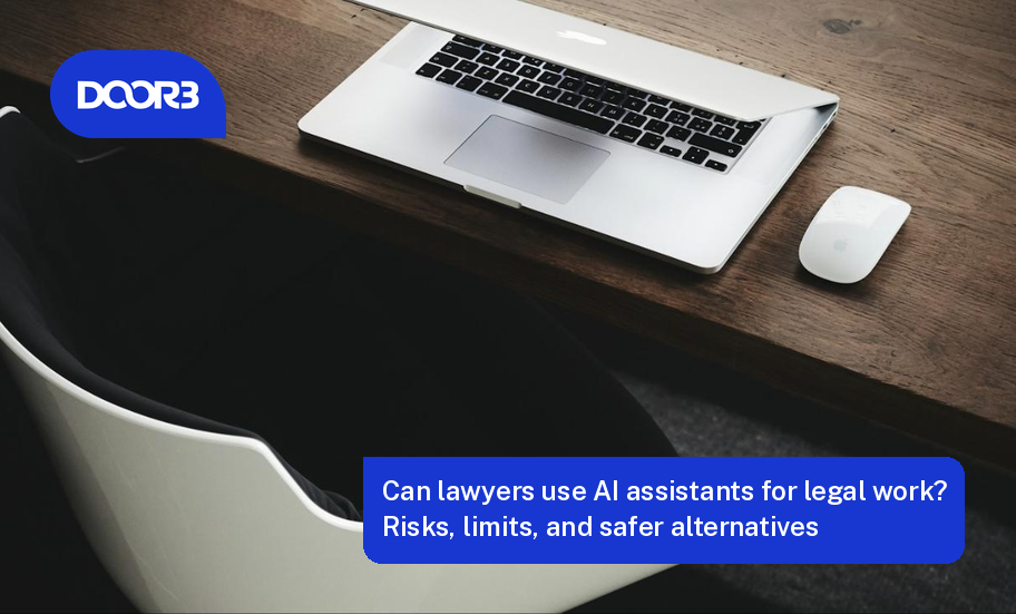 Can lawyers use AI assistants for legal work? Risks, limits, and safer alternatives