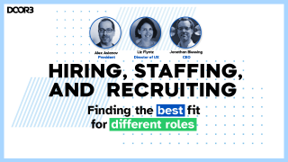 Hiring, staffing, and recruiting! Finding the best fit for different roles