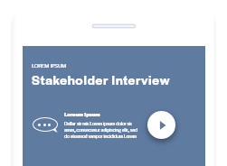 Stakeholder Interviews
