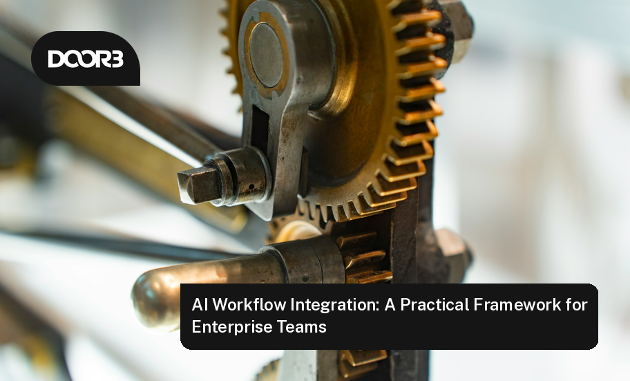 AI Workflow Integration: A Practical Framework for Enterprise Teams