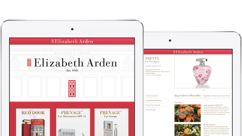  Elizabeth Arden iPad Beauty App