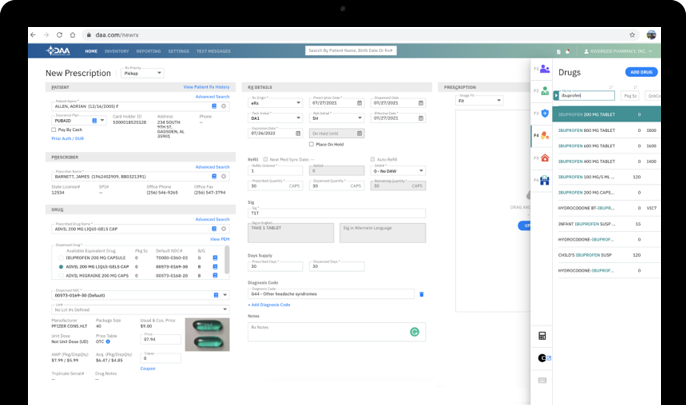 Creating a complex cloud-based application for the modern pharmacy