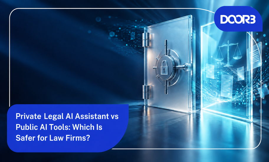 Private Legal AI Assistant vs Public AI Tools: Which Is Safer for Law Firms?